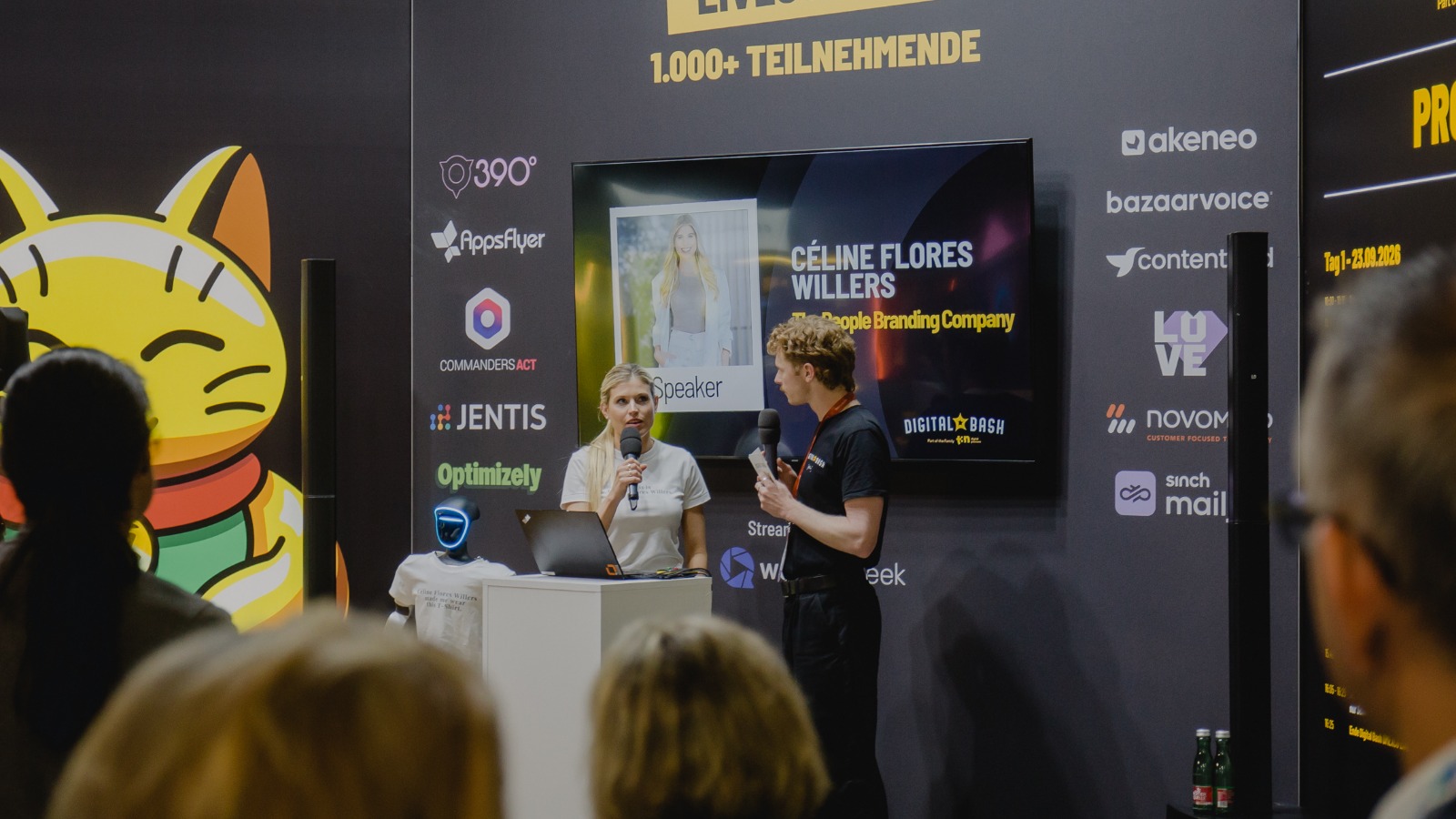 Céline Flores Willers x Digital Bash: „Jeder B2B Marketer muss denken wie ein B2C Marketer“